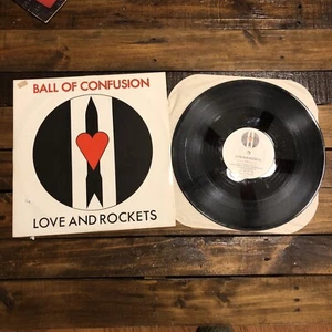 LOVE AND ROCKETS 1985 Ball of Confusion 12" Single UK Goth Punk Vinyl Bauhaus - Bild 1 von 4