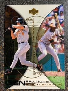 Cal Ripken Jr/E Murray 2000 Upper Deck Hitters Club Generations of Excellence #1