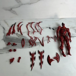 Amazing Yamaguchi No.008 Carnage Action Figure Kaiyodo Authentic Revoltech - Picture 1 of 8