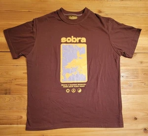 T-shirt uomo Sobra L marrone taglia grande - Foto 1 di 4