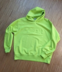 Lacoste Men's Loose Fit Hoodie Sweatshirt Kapuzenpullover Segeln Gelb / Limette - Bild 1 von 9