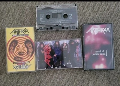 Anthrax 4 кассеты среди живых (без инкрустации), я человек, эйфория, белый шум - Изображение 1 из 4