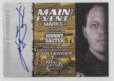 2010 Wheels Main Event Auto /66 Johnny Sauter Auto - Image 1 of 2