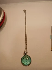Necklace Dragon Scale Greenish. - Picture 1 of 5