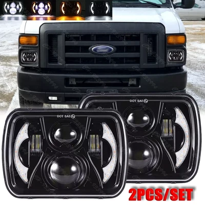 7x6" H4 LED Headlight for Ford E-100 E-150 E-250 E-350 Econoline Club Wagon Van - Image 1 of 4
