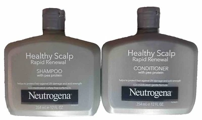 Set of 2 Neutrogena Healthy Scalp Rapid Renewal Shampoo & Conditioner, 12oz each - Image 1 of 4