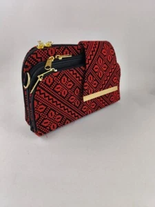 Women’s Shoulder Bag with Jordanian & Palestinian Embroidery Category: - Picture 1 of 10