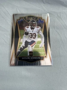 2020 Panini Select Jaylon Johnson RC Premier Level Chicago Bears Rookie #195 - Foto 1 di 2