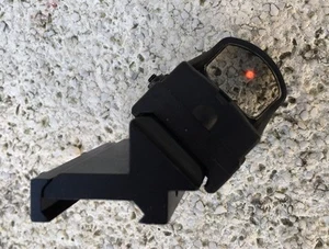 SHIELD MINI SIGHT SMS JPOINT 4 MoA RED DOT MILSPEC SIGHT & 45° PICATINNY MOUNT - Picture 1 of 11