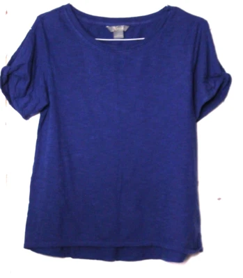 CAMISETA REFLEJOS NATURALES Damas Talla M Azul Oscuro Medio Manga Corta Foto 1 de 4