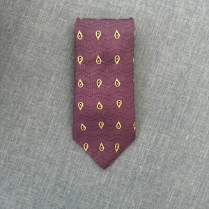 Barrington Tie Men Silk Purple - Picture 1 of 5