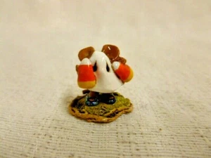 Wee Forest Folk Candy Corn Kid Halloween Edition M-300 Maus Geist Kürbis - Bild 1 von 2