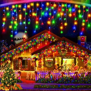 Solar 96 LEDs Fairy String Lights Party Xmas Tree Waterproof Outdoor Home Decor - Picture 1 of 20