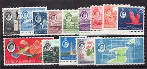 1960 Trinidad & Tobago Sc#89-102  QEII Definitive Set - MH VF Cv$53 - Picture 1 of 1