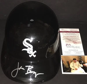 Jake Burger White Sox Autographed Signed FS Souvenir Helmet JSA WITNESS COA - Picture 1 of 1