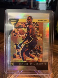 2022-23 Panini Chronicles Flux Bennedict Mathurin Silver Prizm🔥
