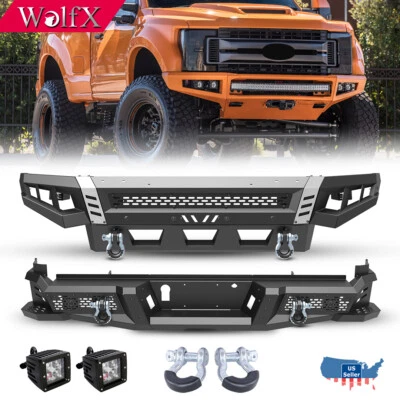 Parachoques trasero + parachoques delantero 2017-2022 para Ford F250 F-250 Super Duty trasero texturizado Foto 1 de 4