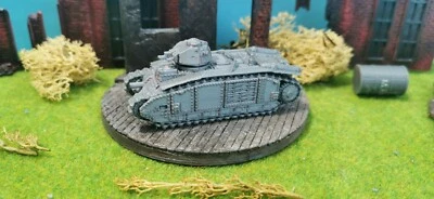 Char De Bataille B1 Carro Armato Francia Wot WW2 Kit di Costruzione 1/87 1/72 - Immagine 1 di 4