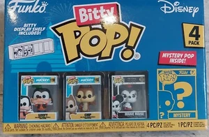 Funko Bitty POP! Disney Goofy Mickey 4-pack Vinyl Figures New - Picture 1 of 6