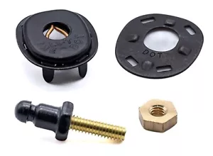 Black Lift the dot set socket washer threaded stud boat canopy canvas fastener - Picture 1 of 4