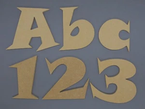 MDF letters-numbers-10 cm to 50 cm high-Snao font-Hand made-Names- - Picture 1 of 11