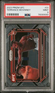 Tarjeta de novato Panini Prizm UFC 31 Terrance McKinney 2023 PSA 9 - Imagen 1 de 2