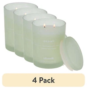 (4 pack) (Pistachio + Marshmallow + Sea Salt) Scented 2-Wick 15oz Jar Candle - Picture 1 of 6