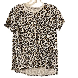 Zara Women’s Pullover Short Sleeves Leopard Print Tee Size Small. - Picture 1 of 5