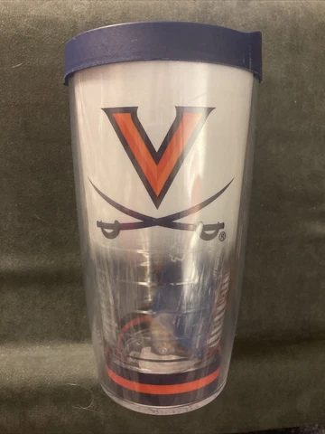 Tervis Virginia Cavaliers 16 Ounce Travel Cup Tumbler With Lid - NEW Cover