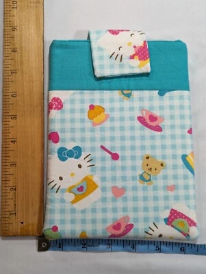 Hello Kitty Handmade Kindle, Tablet Padded  / Pouch /  by: Theresa Creations 8x6 - Image 1 of 4