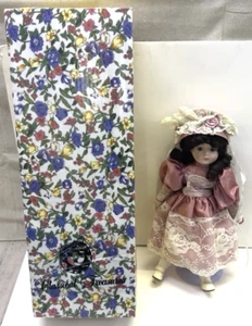 VTG Classical Treasure Fine Dolls 15'' Collectible Porcelain Doll w/Stand & Box - Picture 1 of 7