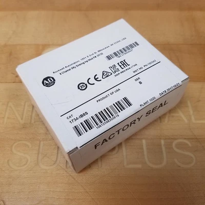 Módulo de entrada de fregadero de seguridad Allen Bradley 1734-IB8S serie B, 24VDC - NUEVO Foto 1 de 4