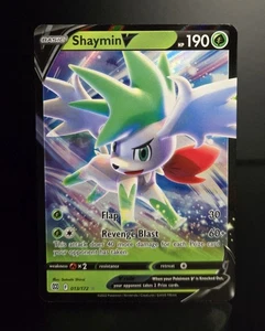 Pokémon TCG - SHAYMIN V - 013/172 - HOLO ULTRA RARE - BRILLIANT STARS 2022 - NM - Picture 1 of 2
