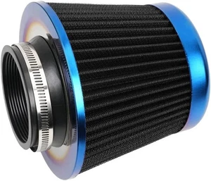 Cold Air Intake Filter, High Performance, Washable Filter, Clamp-On Replacement - Foto 1 di 7