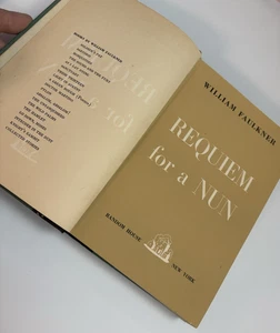 William Faulkner, Requiem for a Nun 1st Edition 1st Printing 1951 no DJ, good - Bild 1 von 5