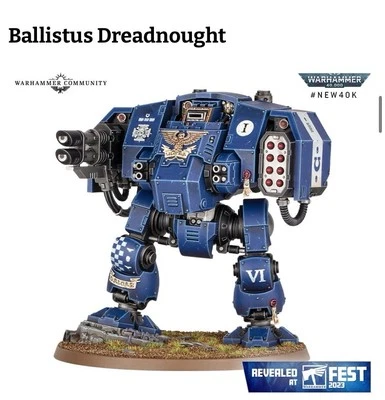 GAMES WORKSHOP Ballistus Dreadnought Leviathan Primaris Space Marines Warhammer 40k