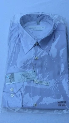 Camisa de vestir Geoffrey Beene para hombre mediana 15 32/33 púrpura claro sin arrugas   Foto 1 de 3