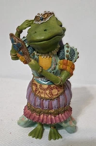 Estatuilla Hamilton 1996 colección de esculturas ranas camelot dama del lirio almohadilla - Imagen 1 de 4