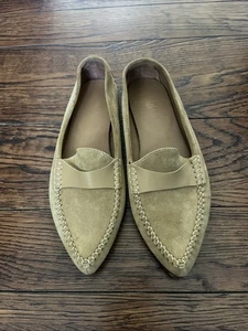 M.GEMI The Edetta Pointed Toe Loafer Pecan size 37.5 6.5 US - Picture 1 of 6
