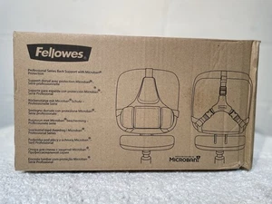 Fellowes Pro series back support with microban protection CRC 80376 Color Black - Picture 1 of 8