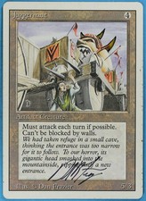 Juggernaut Revised PLD Uncommon Artist Signed Altered CARD (sa5002) ABUGames