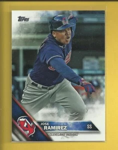 Jose Ramirez 2016 Topps Update Serie Karte # US202 Cleveland Indians Baseball - Bild 1 von 2