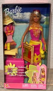 2002 Tropical Holiday Barbie doll NRFB 56785 - Foto 1 di 7