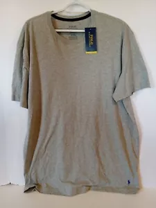 Polo Ralph Lauren nuova con etichetta relaxed fit t shirt uomo L grigia manica corta blu pony - Foto 1 di 7
