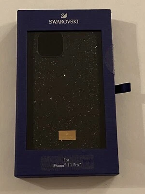 SWAROVSKI High Smartphone Case with Bumper, iPhone 11 Pro, Black Sparkle - Image 1 of 4