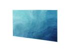 Glasbilder Wandbild Druck Auf Glas Blaue Aquarellfarbe 125X50 Cm