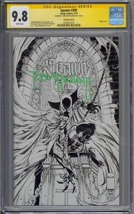 SPAWN #300 CGC 9.8 SS FIRMADO TODD MCFARLANE 1013 CAMPBELL BOCETO VARIANTE CUBIERTA N - Imagen 1 de 2