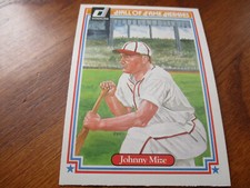 johnny mize (st. loius cardinals - 1b) 1983 donruss HALL OF FAME HEROES CARD #10