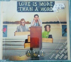 A C & T - Love is more than a word (1996)  [Maxi-CD] 1 Track Guter Zustand  - Picture 1 of 3