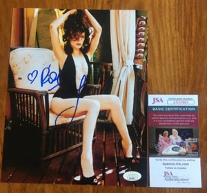ACTRESS ROSE MCGOWAN HAND SIGNED 8" BY 10" PHOTO WITH JSA COA CHARMED SCREAM - Picture 1 of 4